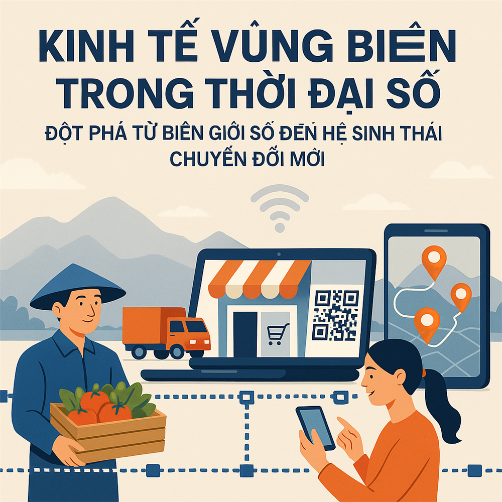Kinh tế vùng biên trong thời đại số: Đột phá từ biên giới số đến hệ sinh thái chuyển đổi mới.